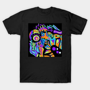 huitzil the ufo knight ecopop T-Shirt